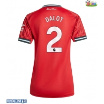 Manchester United Diogo Dalot #2 Hjemmedrakt Dame 2025-26 Kortermet